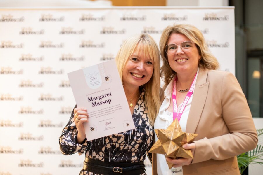 Hilmar Mulder en Margaret Massop bij uitreiking Libelle STER 2019