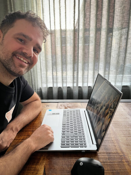 Eric Boer laptop